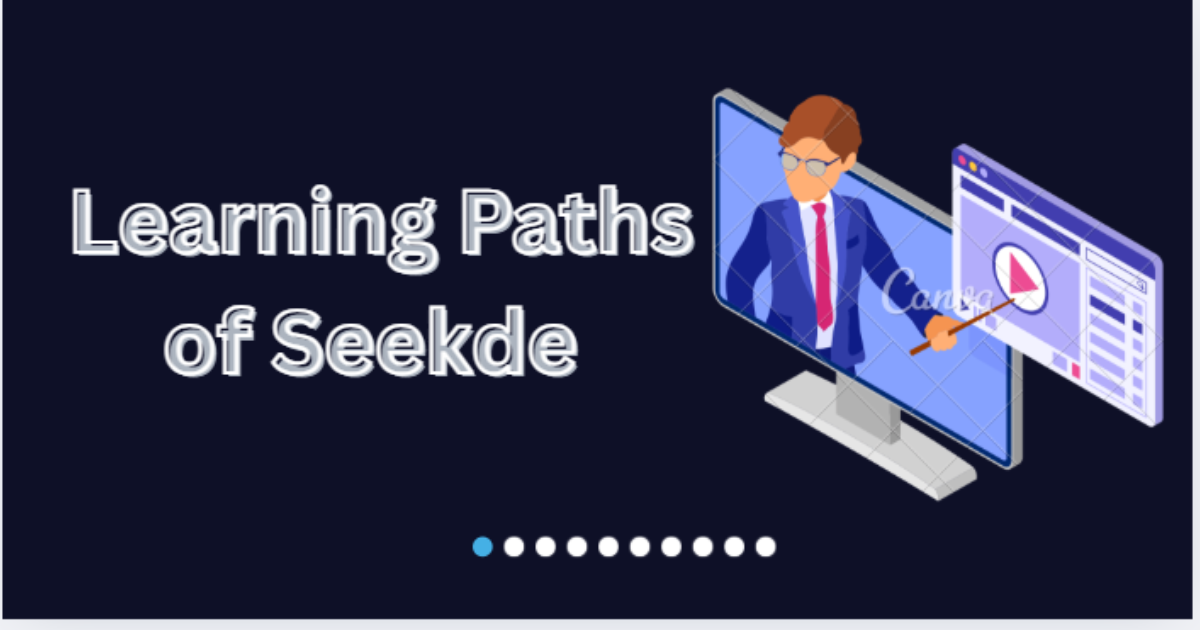 Seekde learning paths interface showing structured and self-paced skill development.