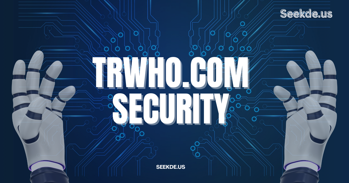 TRWHO.com security concept showing website encryption and online safety protection