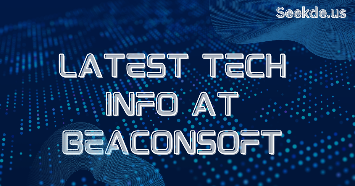 Beaconsoft latest technology including AI, cloud computing, and cybersecurity