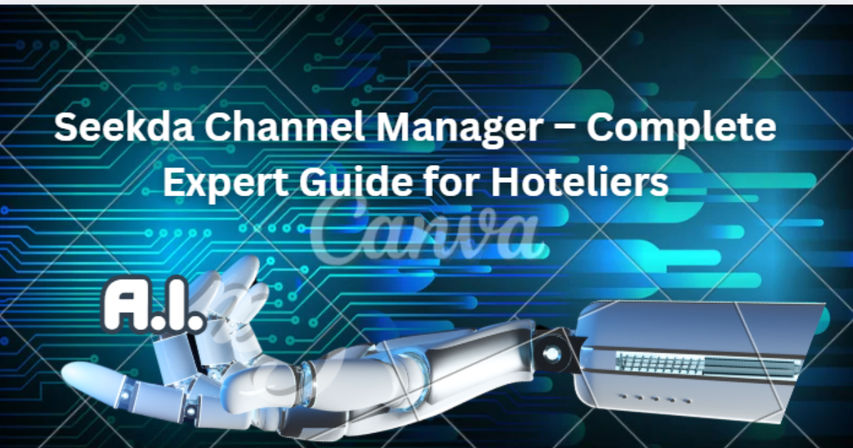 Seekda Channel Manager workflow showing real-time inventory and OTA management